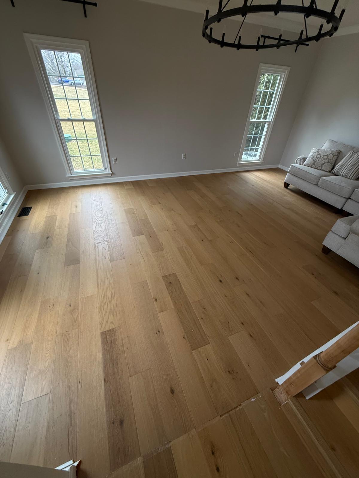 Great Room Hardwood Install — Hardwood Flooring in Doylestown, PA