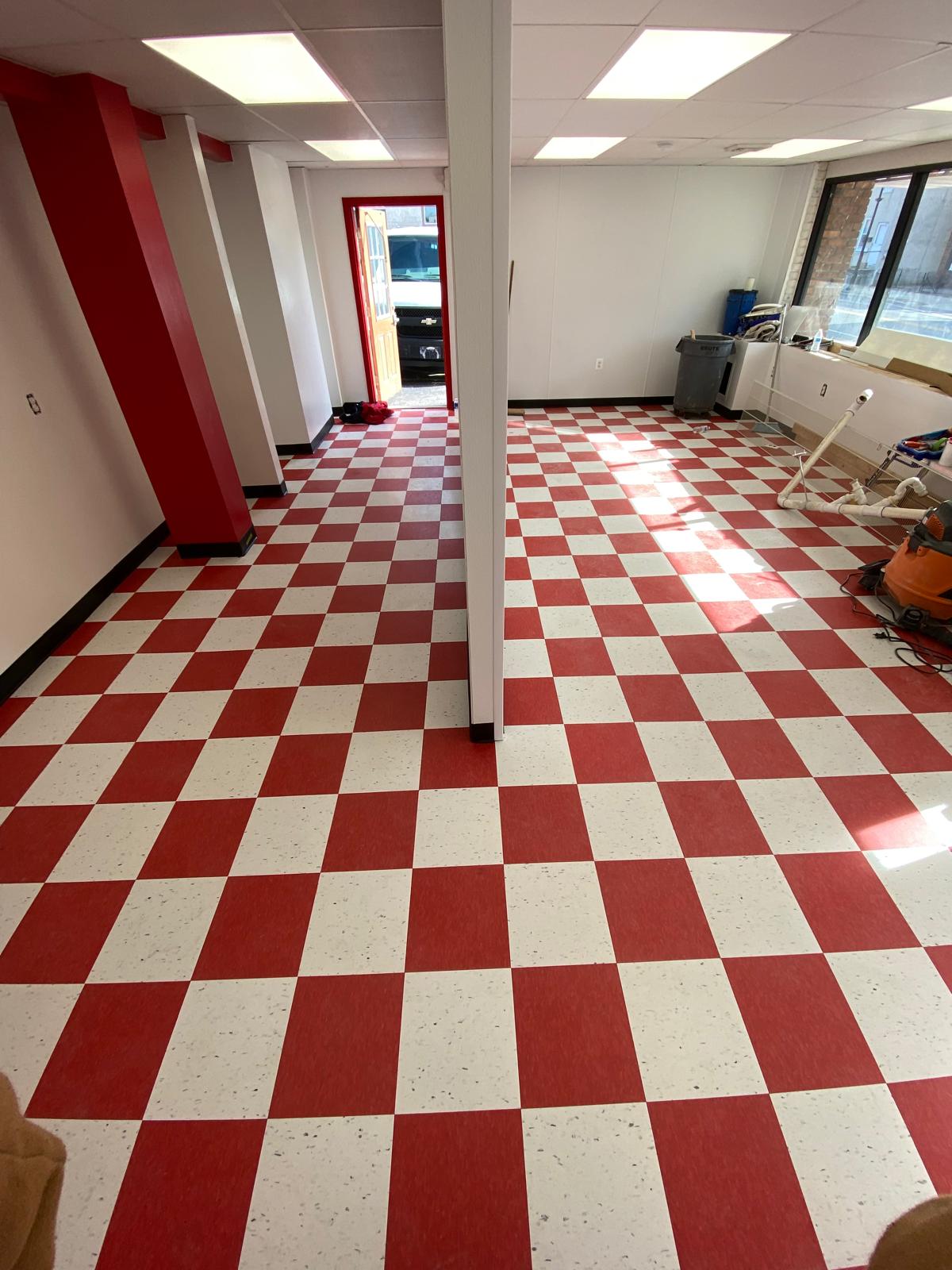 Retro Checkerboard VCT — Vinyl & Laminate in Philadelphia, PA