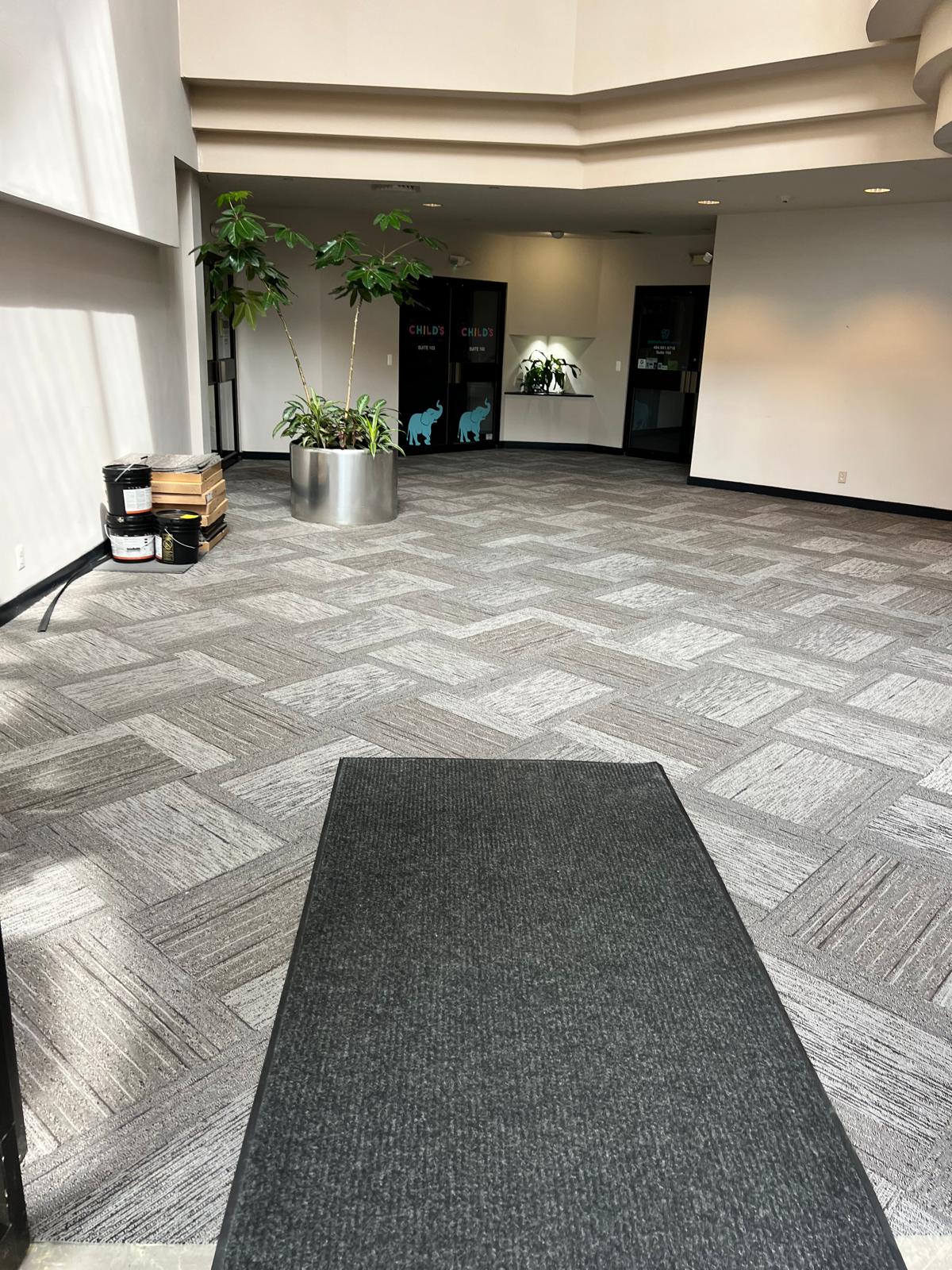 Office Lobby Carpet Tile — Carpet Installation in Bensalem, PA